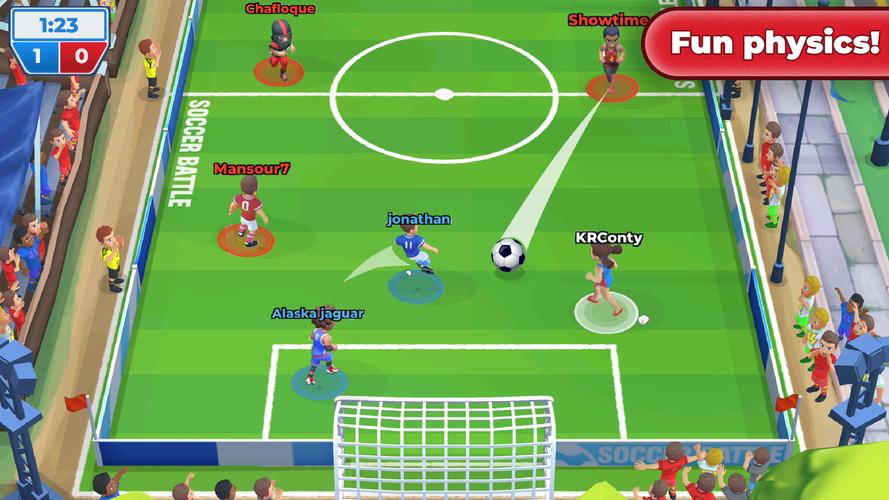 Soccer Battle Schermafbeelding 1