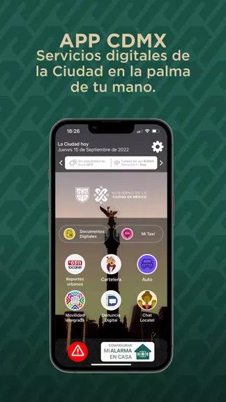 App CDMX ဖန်သားပြင်ဓာတ်ပုံ 0