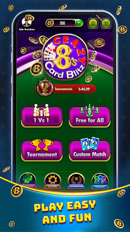 Crazy 8’s: Card Blitz ภาพหน้าจอ 1