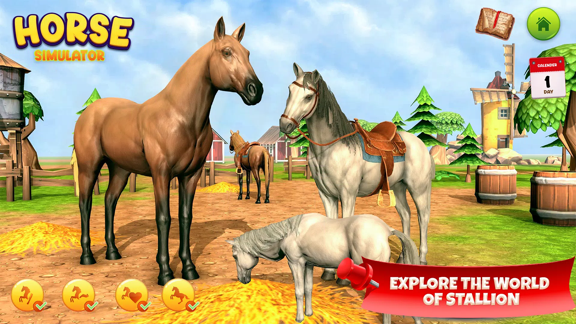 Horse Simulator Family Game 3D应用截图第3张