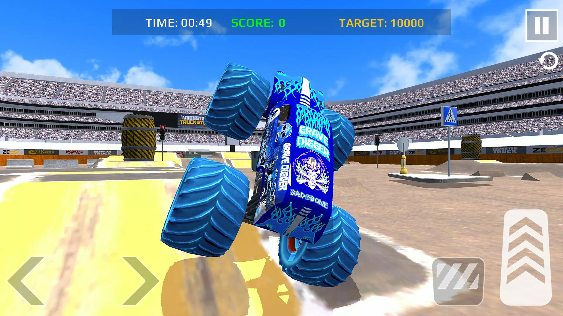 Car Games: Monster Truck Stunt Schermafbeelding 2