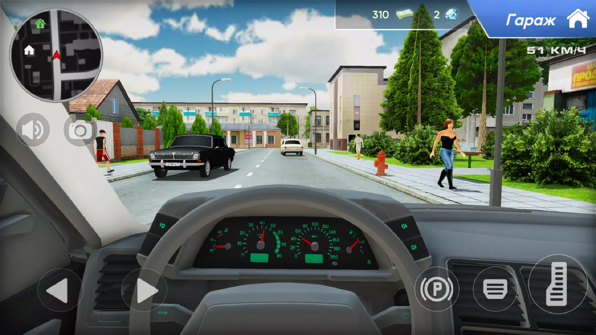 Lada 2112 Village City Driving Screenshot 3