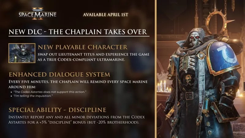 Warhammer 40,000: Space Marine 2 Chaplain Class Abril Fool's Joke