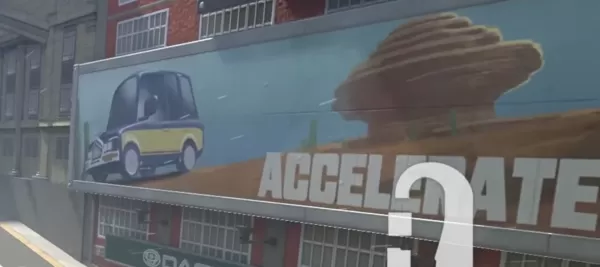 Questa auto dall'aspetto strano ha scatenato la speculazione. Credito immagine: Nintendo.