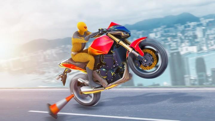 Motorbike Race Motorcycle Game Captura de pantalla 3