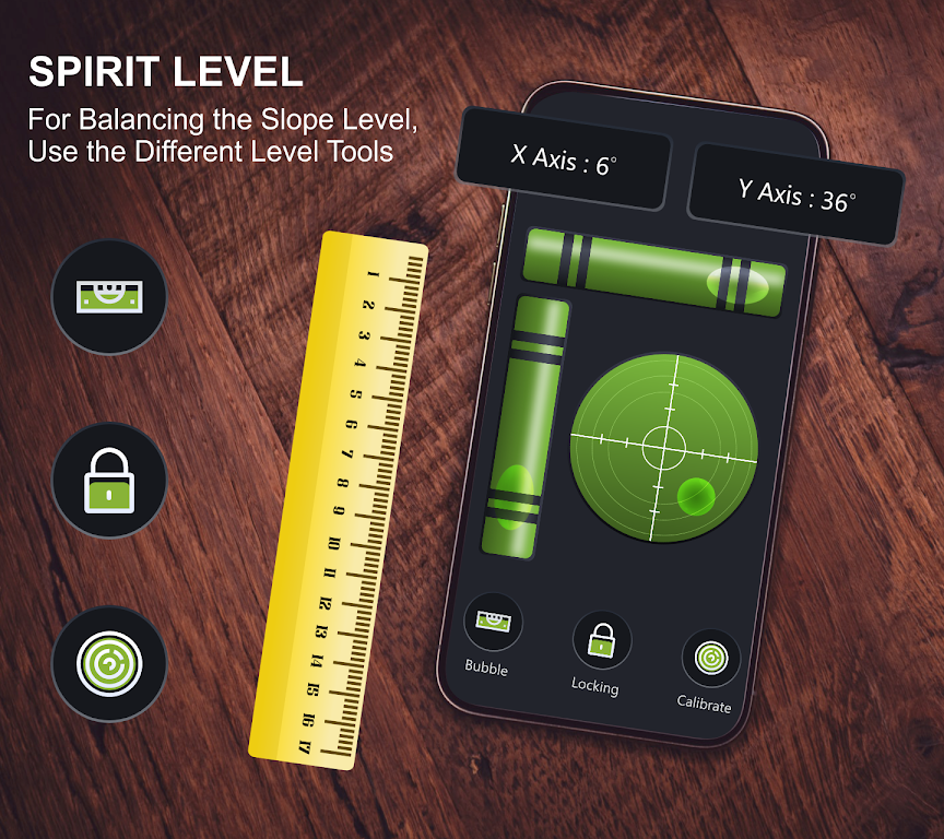 Spirit level - Bubble level应用截图第2张