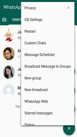 GB WhatsApp 17.80 ภาพหน้าจอ 1