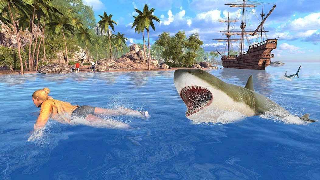 Angry Shark Games: Game 2024 Mod Скриншот 1