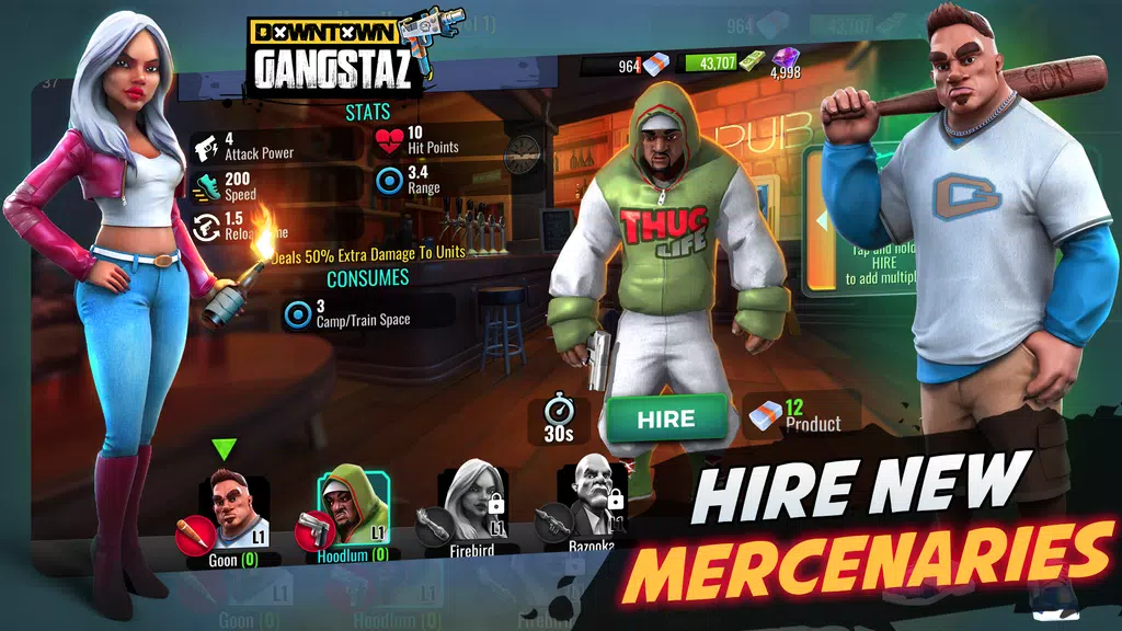Downtown Gangstas: War Game Captura de tela 1