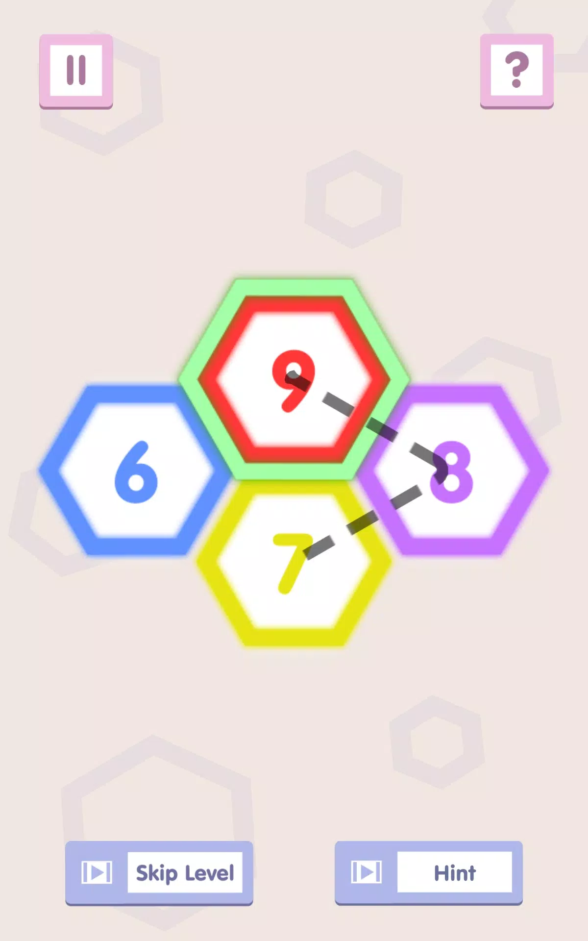 Number Path: Hexa Links Schermafbeelding 2