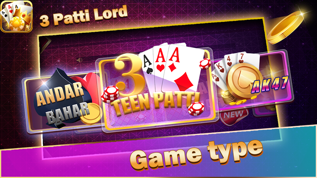 3 Patti Lord-Real 3 Patti& AB スクリーンショット 2