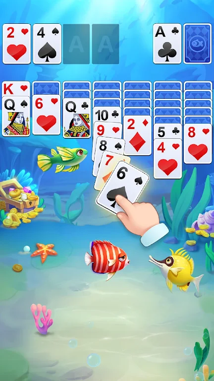 Solitaire Fish: Card Games スクリーンショット 1