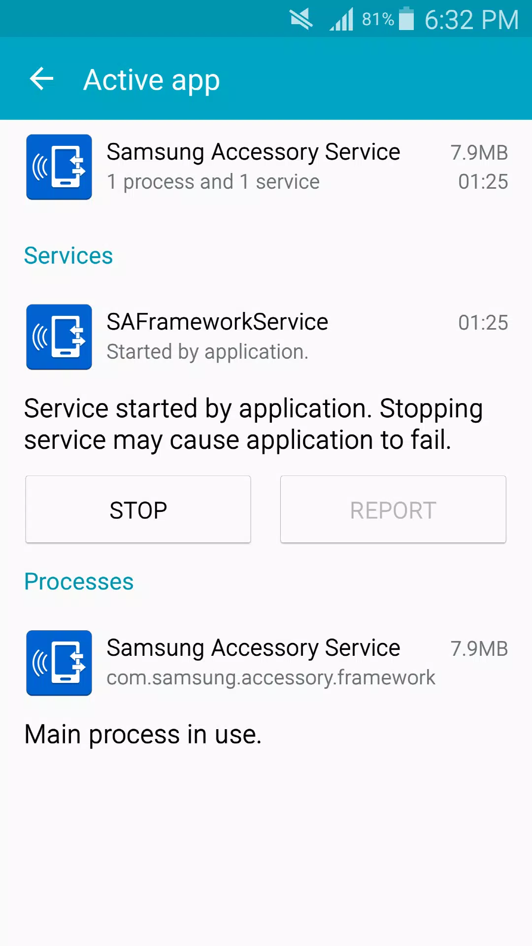 Samsung Accessory Service Screenshot 2