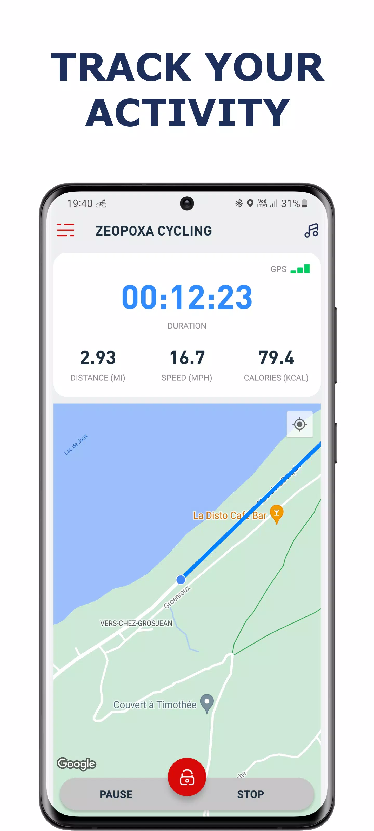 Schermata Cycling app — Bike Tracker 0