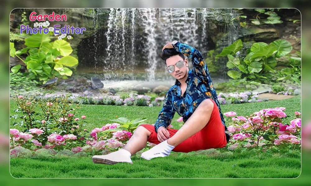 Garden Photo Frame Editor Tangkapan skrin 2