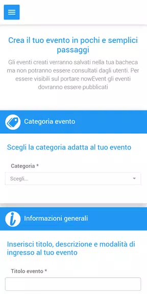 nowEvent - L'app a misura di evento Captura de pantalla 3