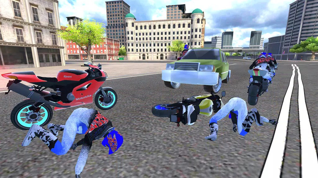 Real Moto Bike City Racing Screenshot 1