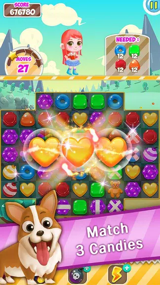 Candy Sweet Pop  : Cake Swap স্ক্রিনশট 3