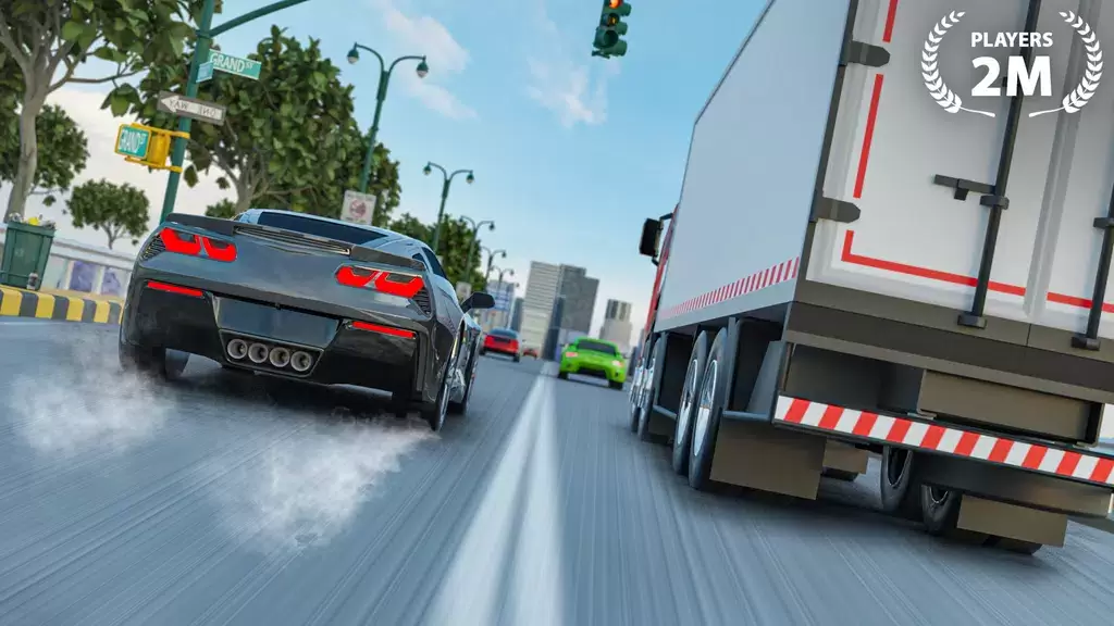 Turbo Traffic Car Racing Game Ekran Görüntüsü 0