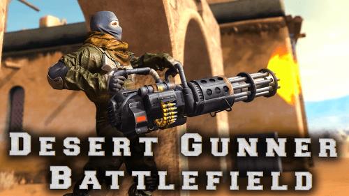 Desert Gunner Machine Gun Tangkapan skrin 2