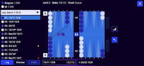 Backgammon Galaxy Screenshot 1