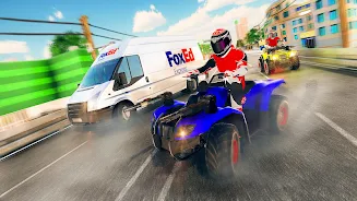 ATV Quad Bike Traffic Race Screenshot 1