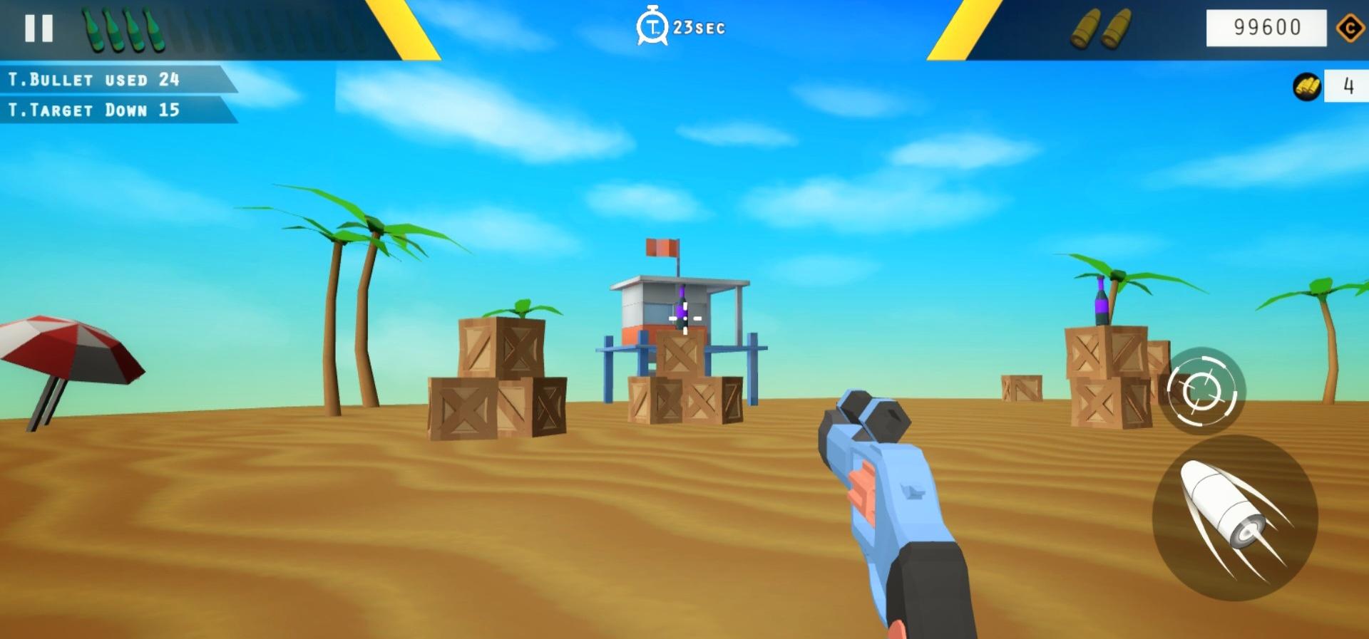 Bottle Shooting Game Captura de pantalla 1