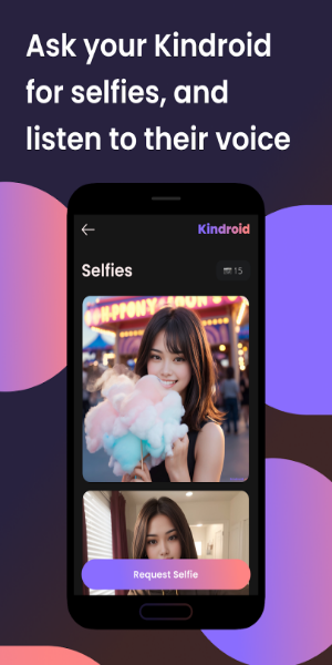 Kindroid: AI Companion Chat スクリーンショット 1