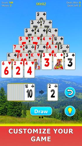 Schermata Pyramid Solitaire Mobile 1