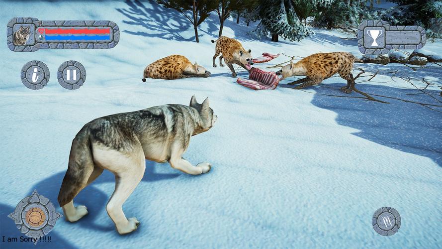 Arctic Wolf Family Simulator Schermafbeelding 3