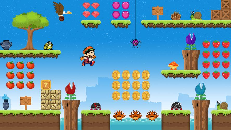 Super Nob Run：跳躍冒險叢林遊戲應用截圖第0張