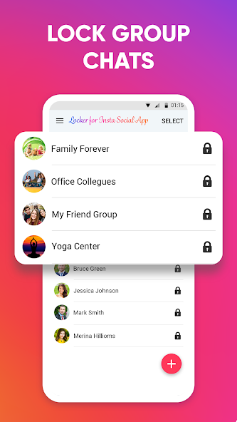 Locker for Insta Social App Mod Ảnh chụp màn hình 1