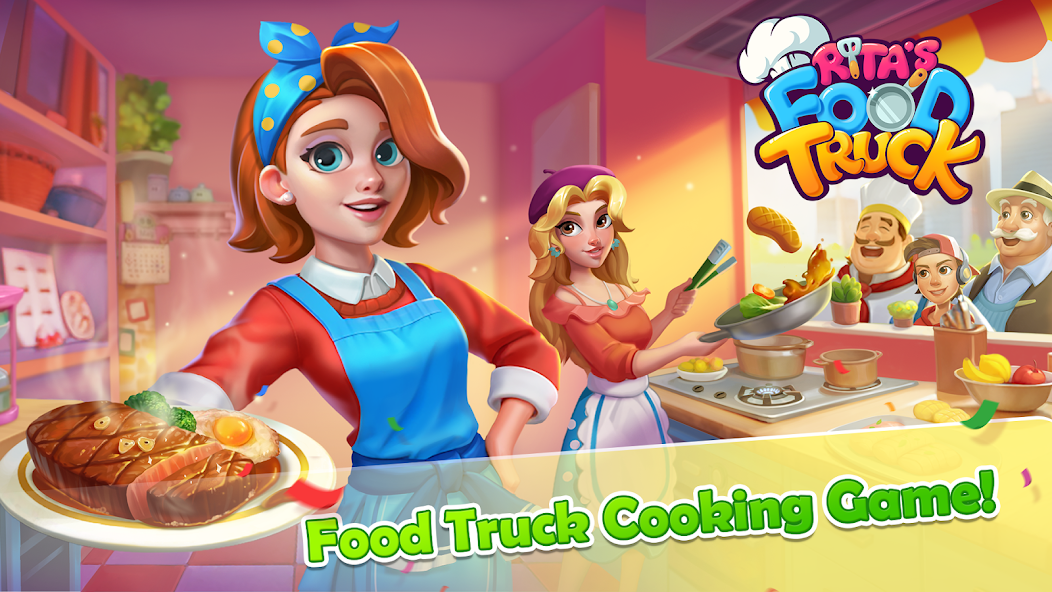 Rita's Food Truck:Cooking Game Mod Screenshot 0