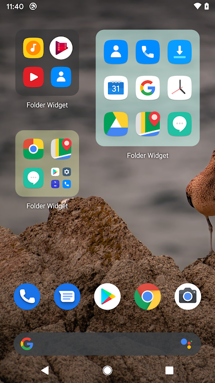 Folder Widget Mod Tangkapan skrin 1