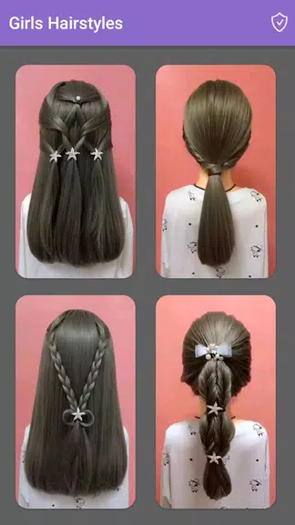 Schermata Girls Hairstyles Step By Step 0