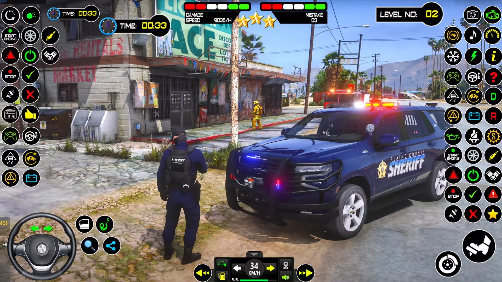 Car Chase Games: Police Games Captura de pantalla 3