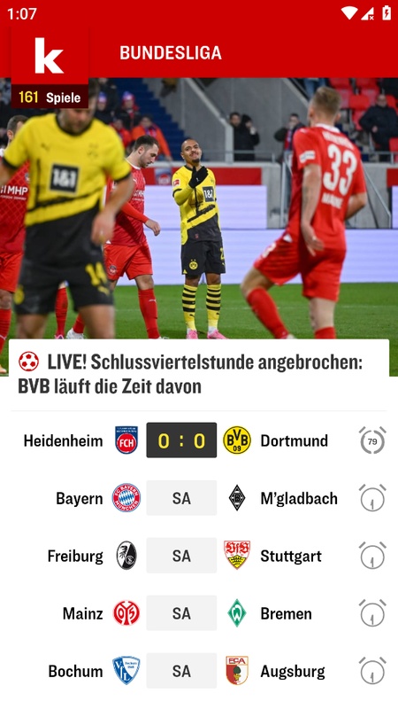 kicker Fußball News Screenshot 0