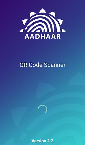 Aadhaar QR Scanner Captura de pantalla 0