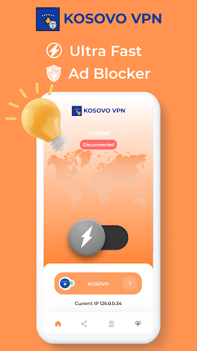 Kosovo VPN - Private Proxy 스크린샷 1