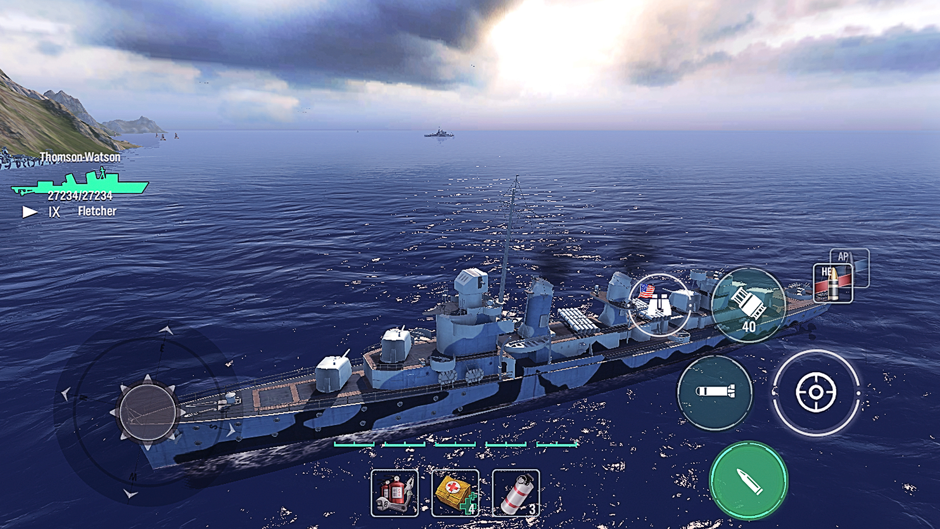 Warship World War ဖန်သားပြင်ဓာတ်ပုံ 1