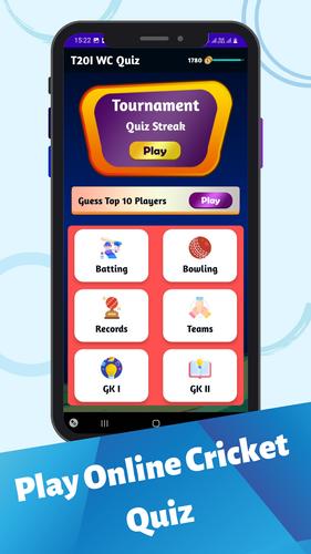 Cricket Quiz Game Schermafbeelding 2