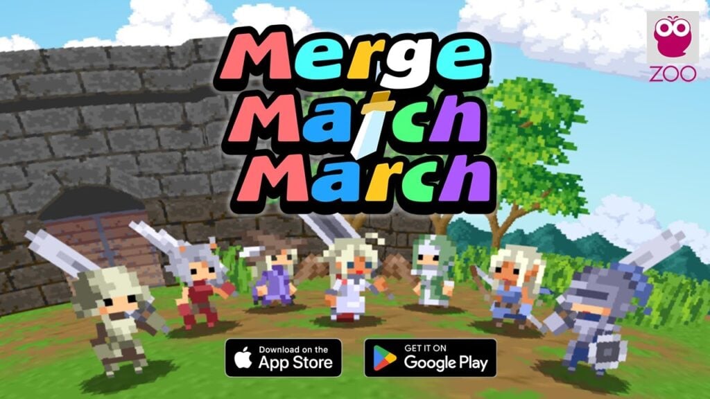 ลงทะเบียนล่วงหน้าเพื่อ Merge Match March เกมแอคชั่น RPG พร้อมปริศนาจับคู่สามตัว