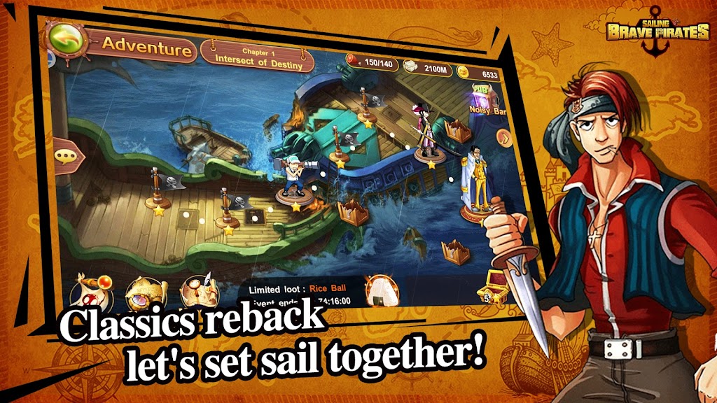 Brave Pirates: Sailing Zrzut ekranu 3