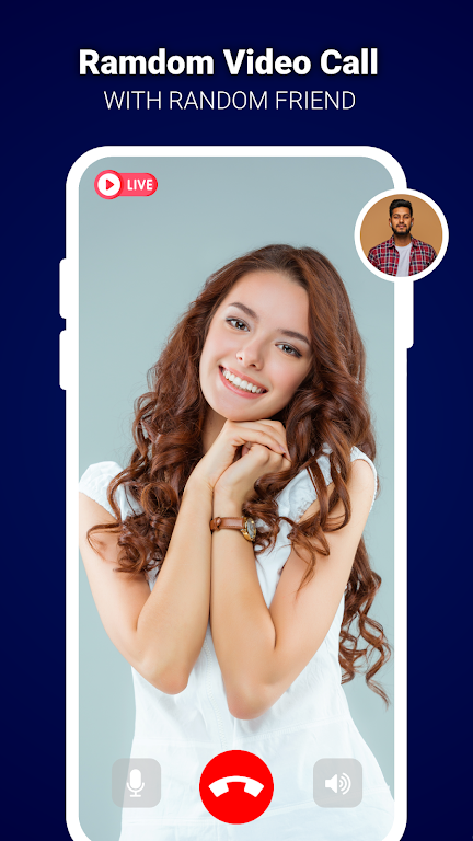 Live Video Call - Global Chat Schermafbeelding 0