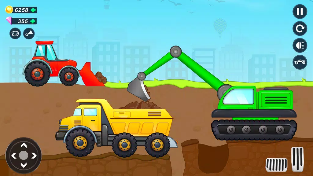 JCB Construction Truck Games स्क्रीनशॉट 0