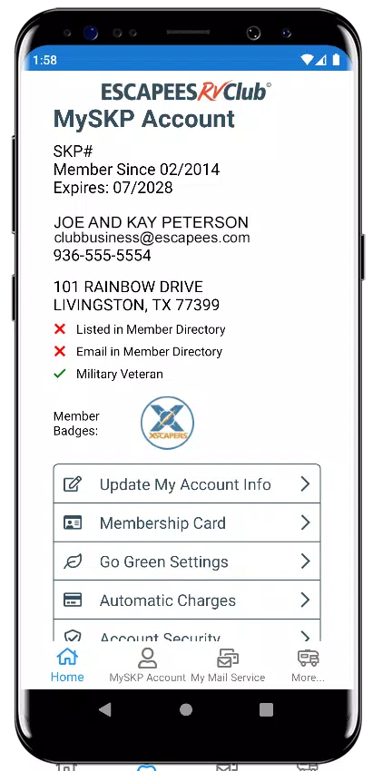 Escapees RV Club Mobile App Capture d'écran 2