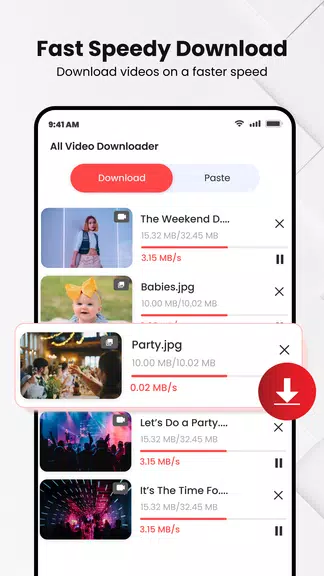 Schermata Video Downloader App - Mesh 2