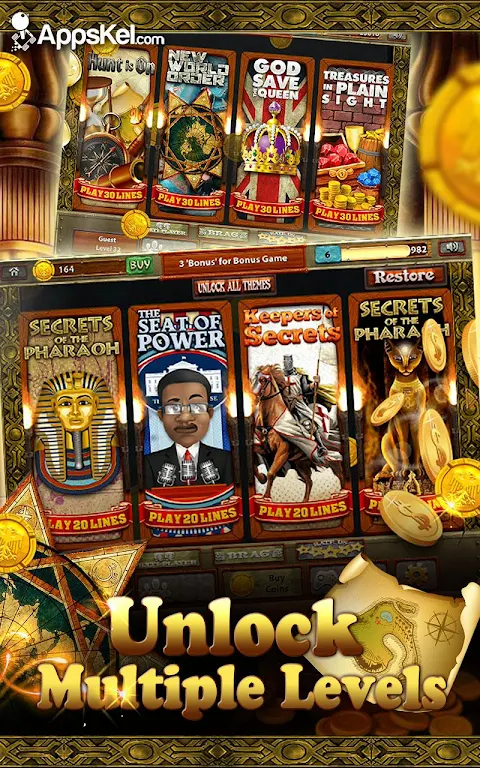 Lost Kingdom Treasure Slots– Las Vegas Casino Game Zrzut ekranu 2