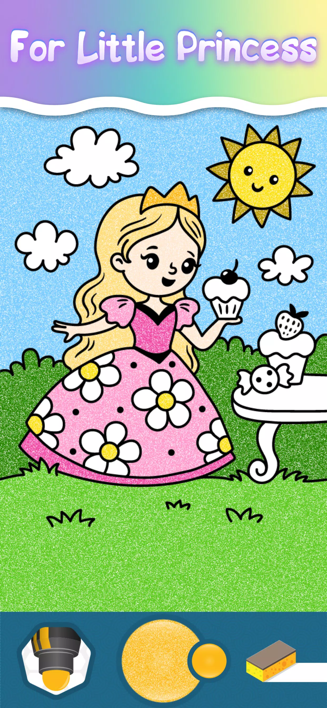 Schermata Drawing Princess Coloring Game 0