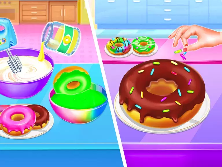 Make Donuts Game - Donut Maker Tangkapan skrin 0